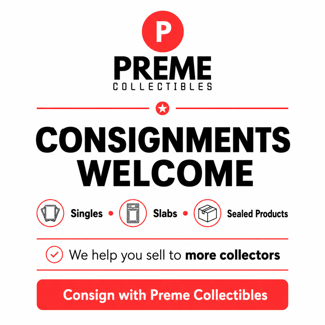 Consignments Welcome